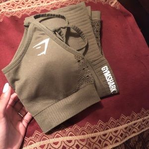 Gymshark Energy Seamless Khaki Set